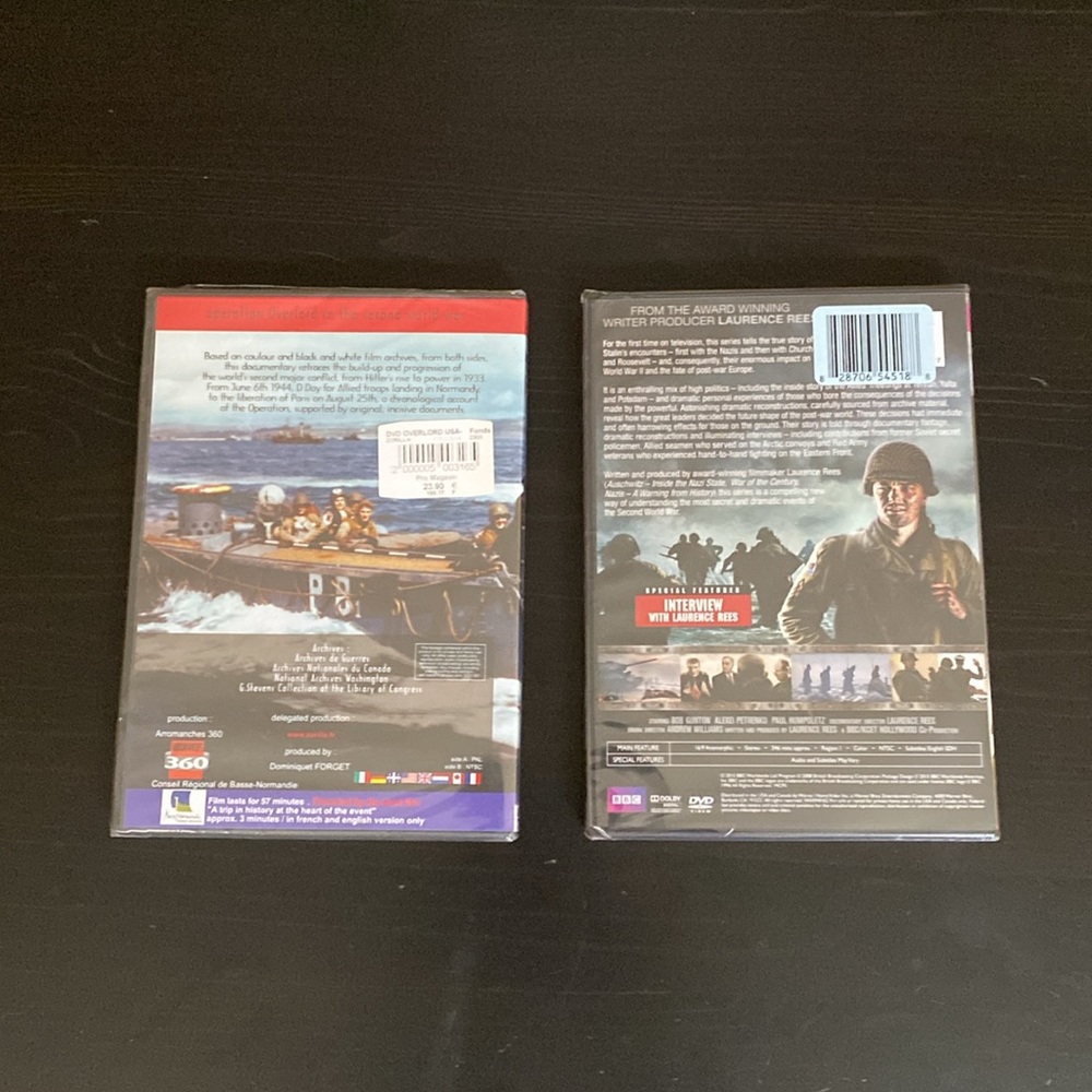 UNOPENED still in plastic wrap. Brand new. World War II movies - Picture 2 of 3